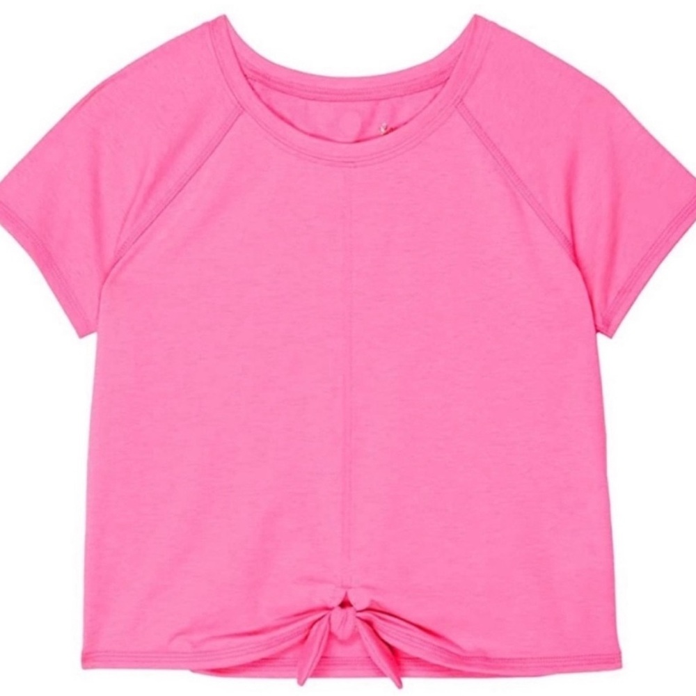 Lilly Pulitzer Kids Girls Luxetic Mini Kieran Active Tee Pink Size XS (2-3) GUC